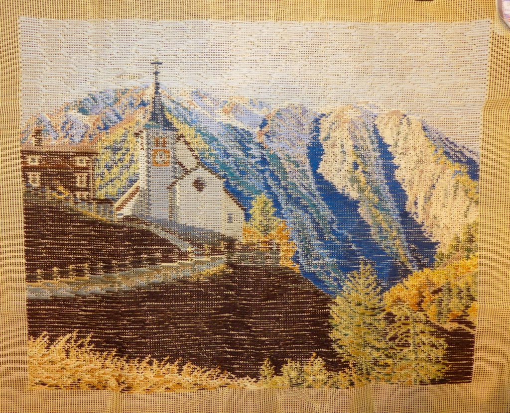 Tapisserie Tramé Paysage de Binntal