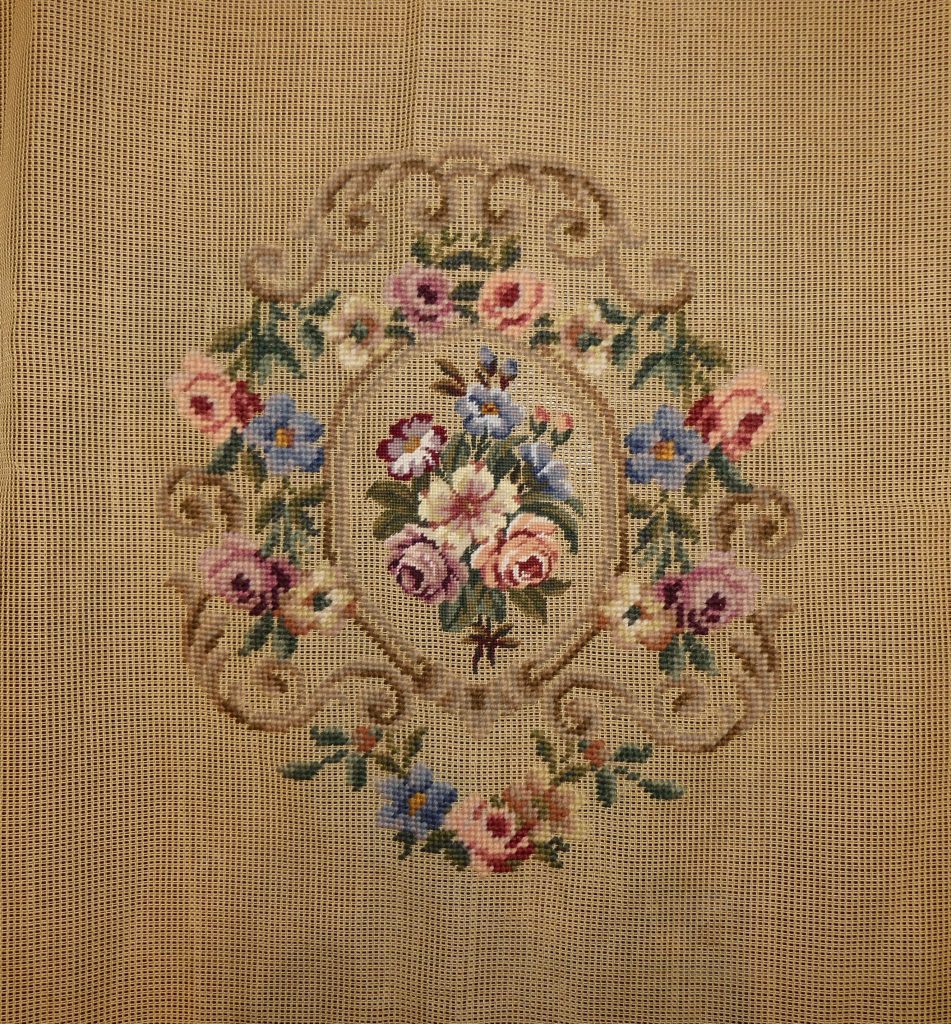 Tapisserie Couronne de fleurs