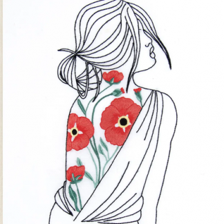 Figures florales coquelicots