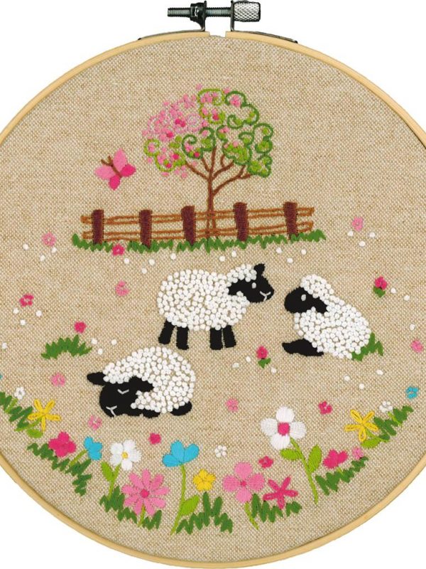 Moutons dans le pré