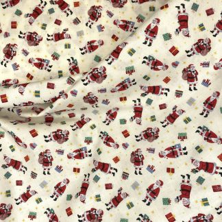Tissu père noël