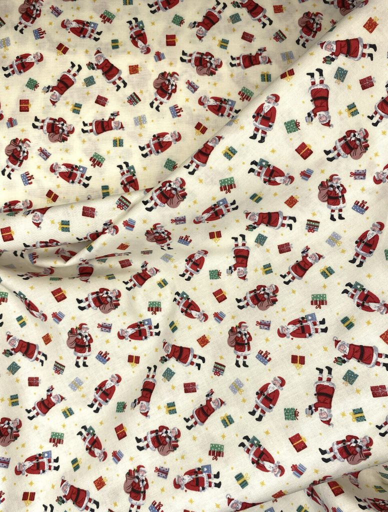 Tissu père noël