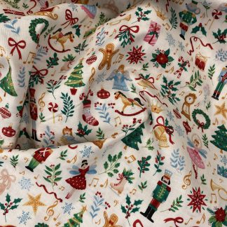 Tissu sujet de noël