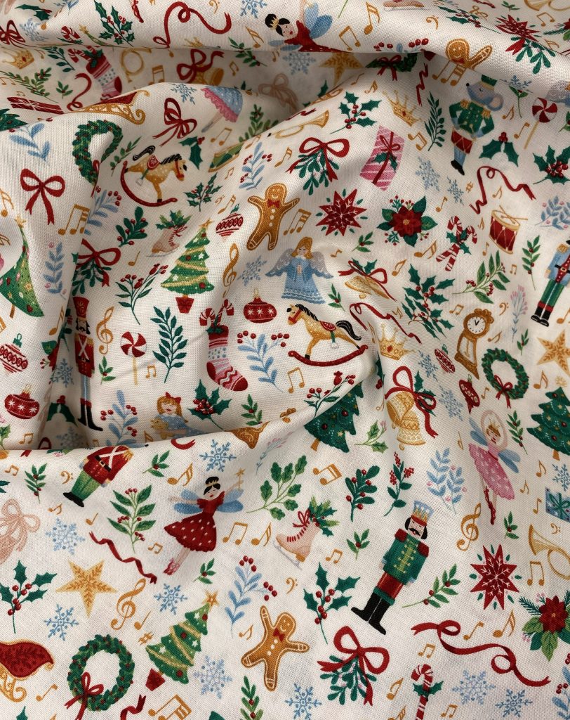 Tissu sujet de noël