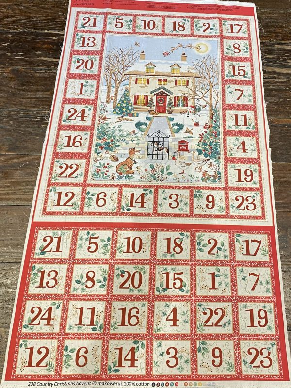 Tissu pour calendrier de l'avent