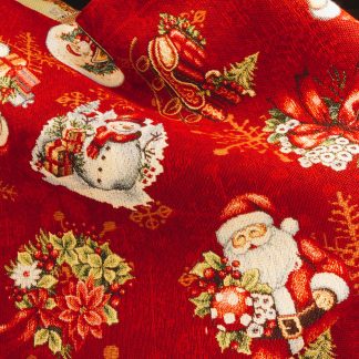 Tissu père noël