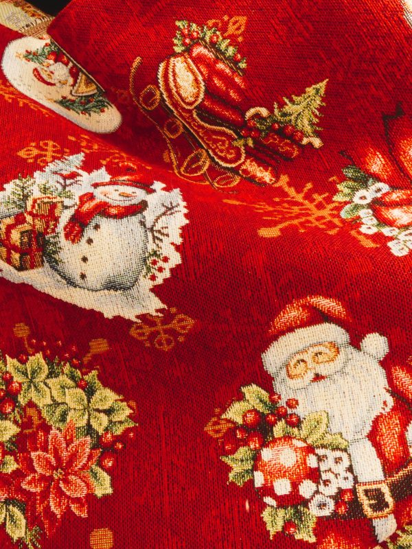 Tissu père noël