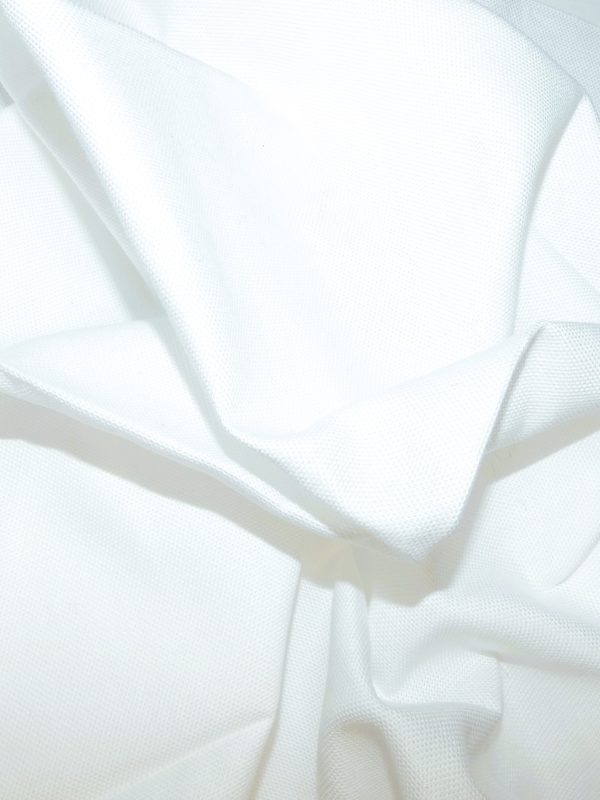 Tissu coton blanc