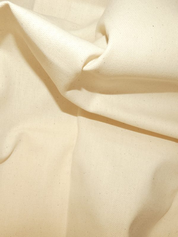 Tissu coton écru