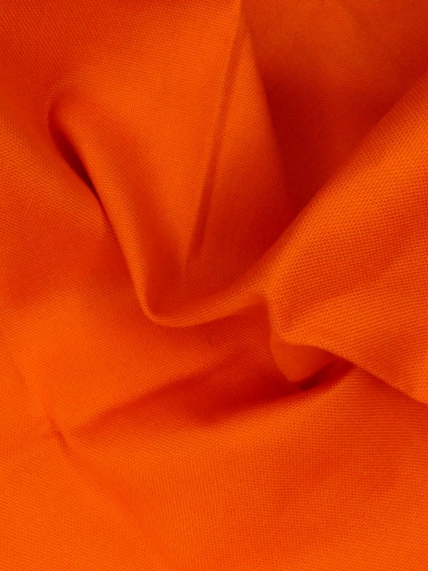 Tissu coton orange