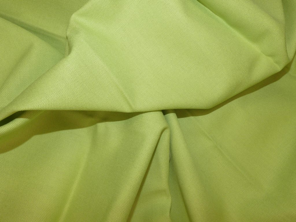 Tissu coton vert clair