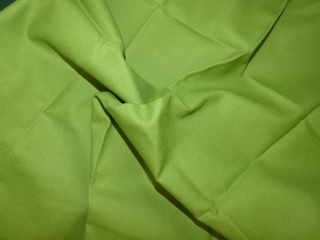 Tissu coton vert