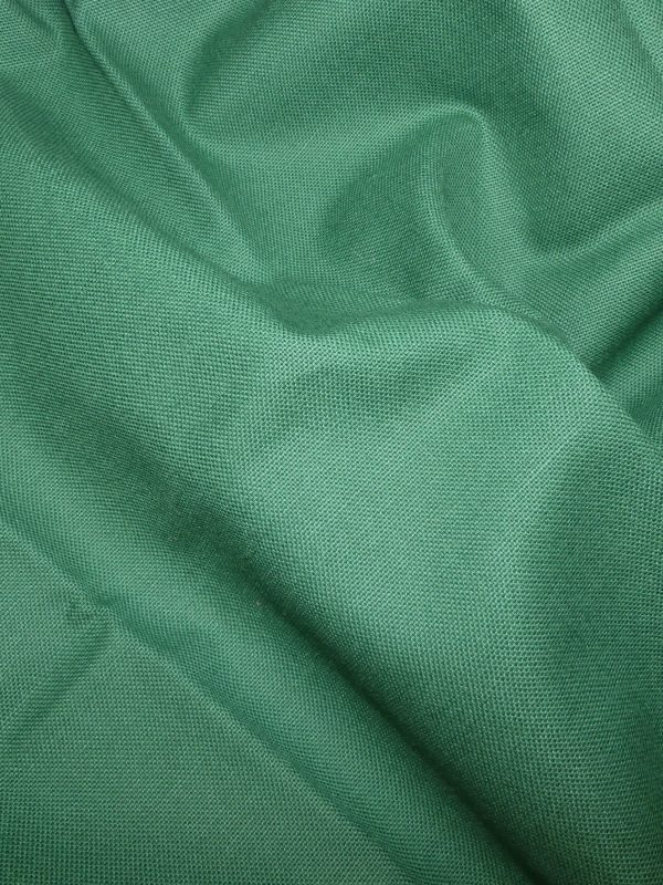 Tissu coton vert foncé