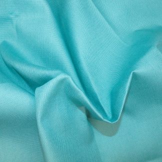 Tissu coton turquoise