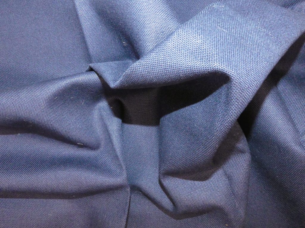 Tissu coton marine