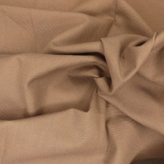 Tissu coton taupe