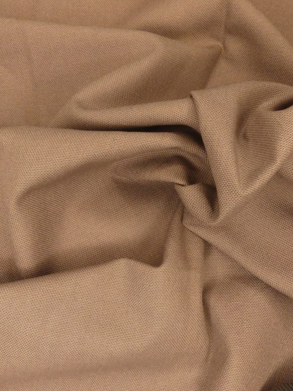 Tissu coton taupe