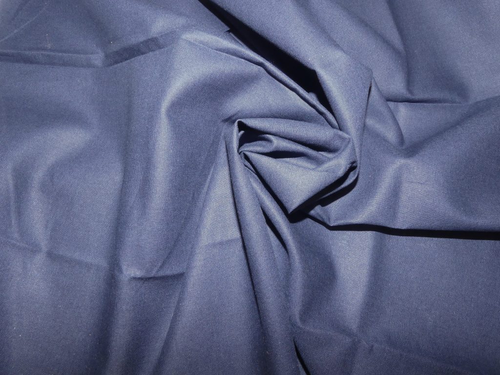 Tissu coton marine