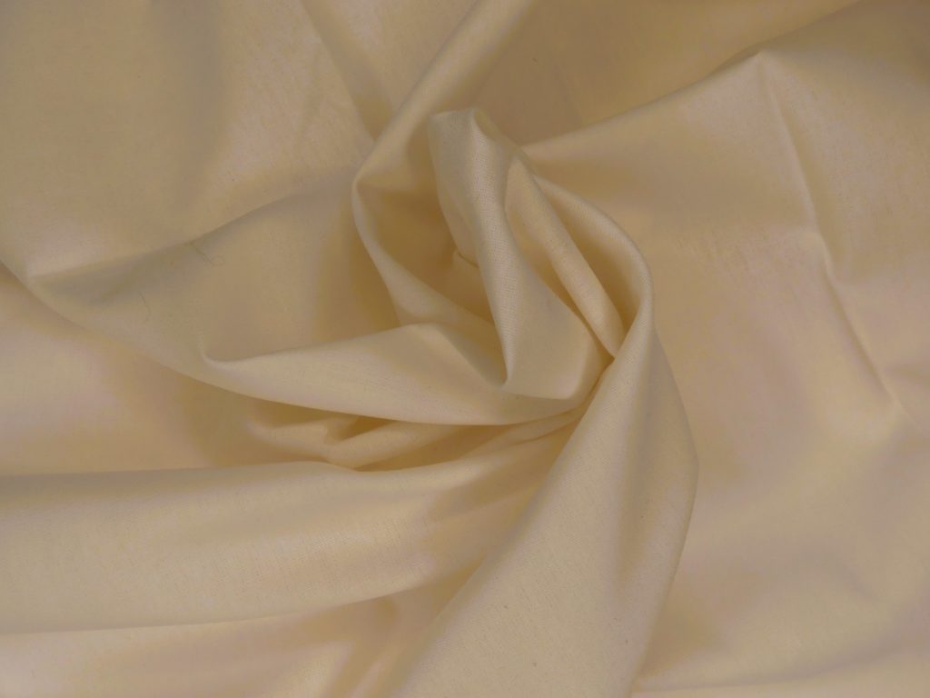 Tissu coton écru