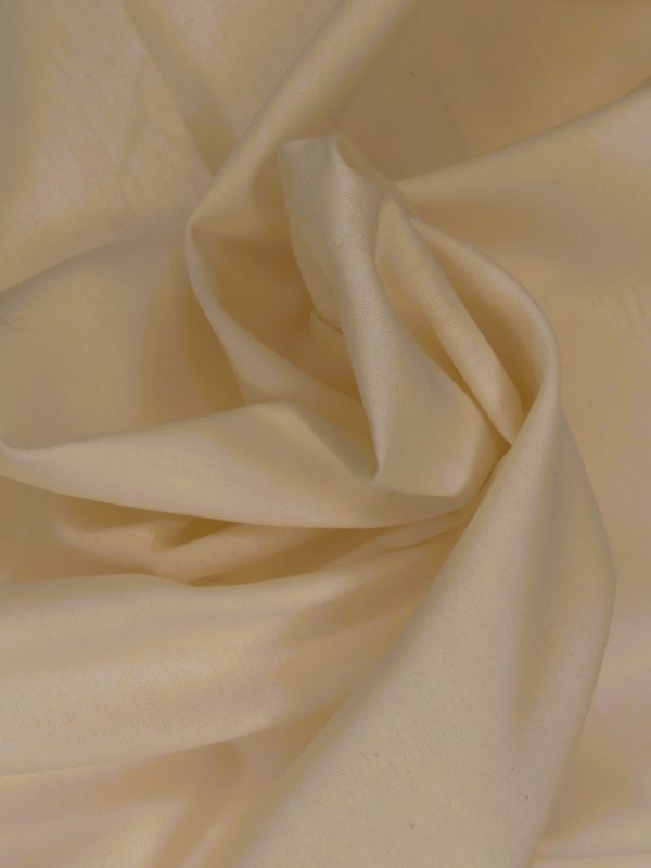 Tissu coton écru