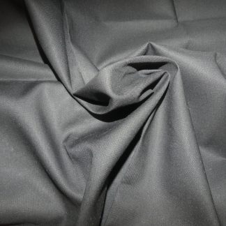 Tissu coton noir