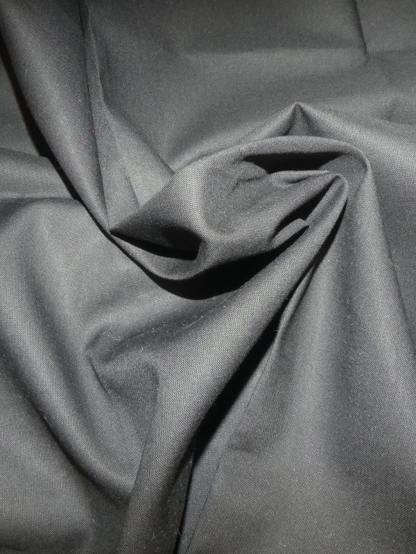 Tissu coton noir