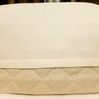 Trousse matelassée ficelle