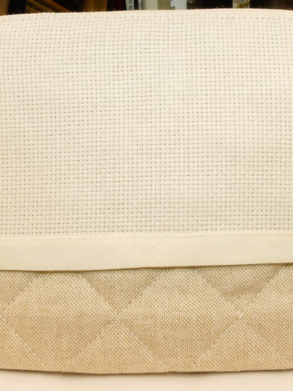 Trousse matelassée ficelle