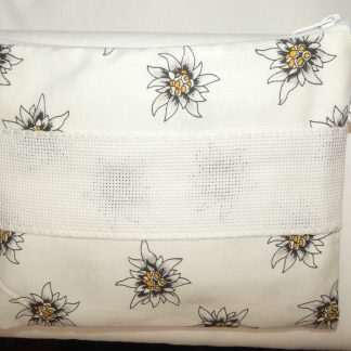 Trousse edelweiss blanche