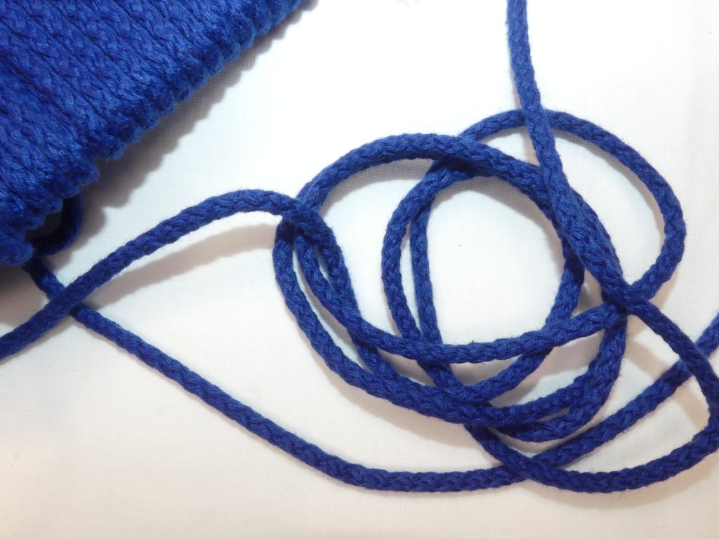 Cordelette bleu