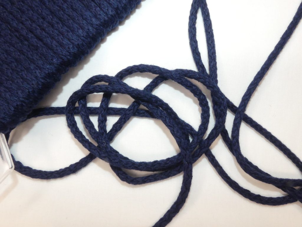 Cordelette bleu marine