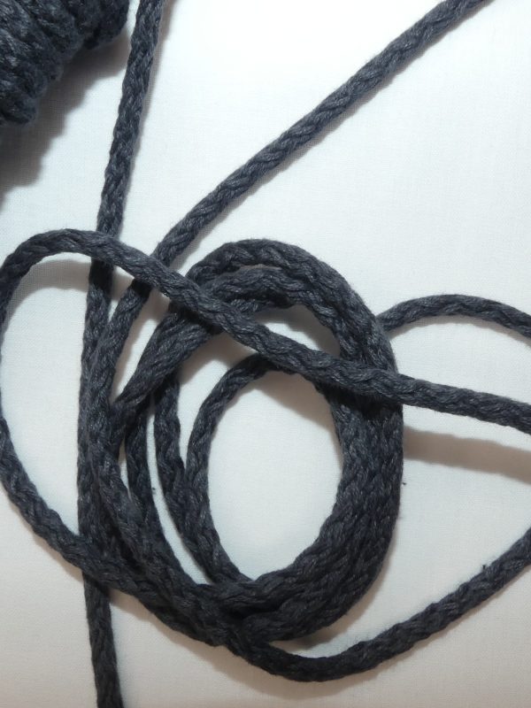 Cordelette gris foncé