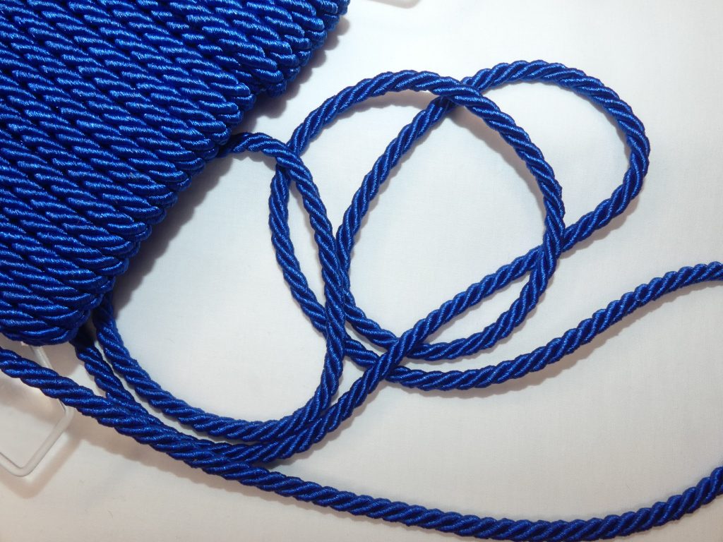 Cordelette bleu