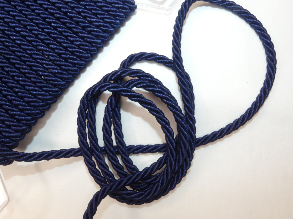 Cordelette bleu marine