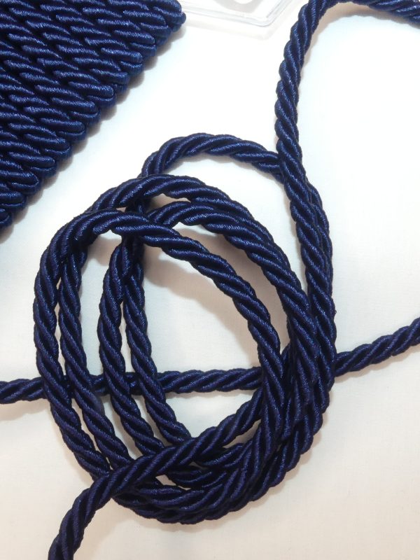Cordelette bleu marine