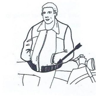 Bord côte tricot bas de blouson